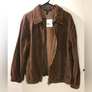 * NEW * Never worn with tags brown corduroy jacket